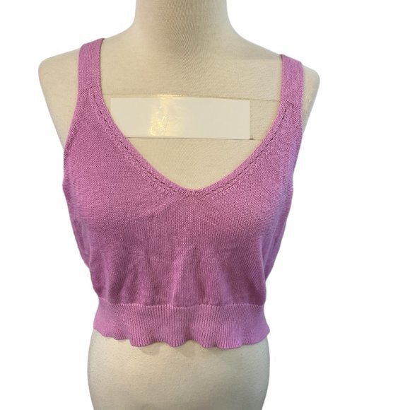 NWOT BP Plus Size Women's Everyday‎ Purple Sweater Tank (1X) - Picture 9 of 10